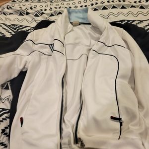 White Zipper Groggy Jacket